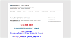 Desktop Screenshot of nassau-electricians.com